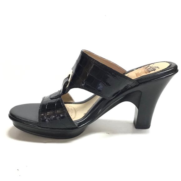 Sofft Patrice 11 43 Croco Leather Mule Sandals - Picture 5 of 6